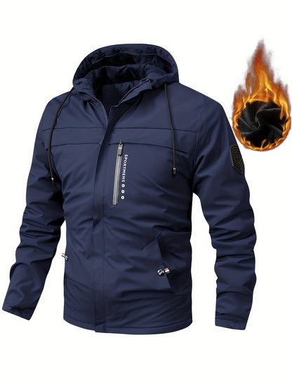 SPORTMENS - Warm fleecejack met capuchon