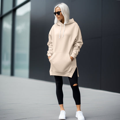 SOPHIA - Oversized jurk met capuchon