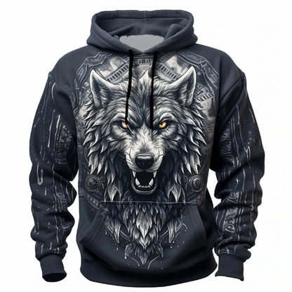 MOON WOLF - Unieke hoodie