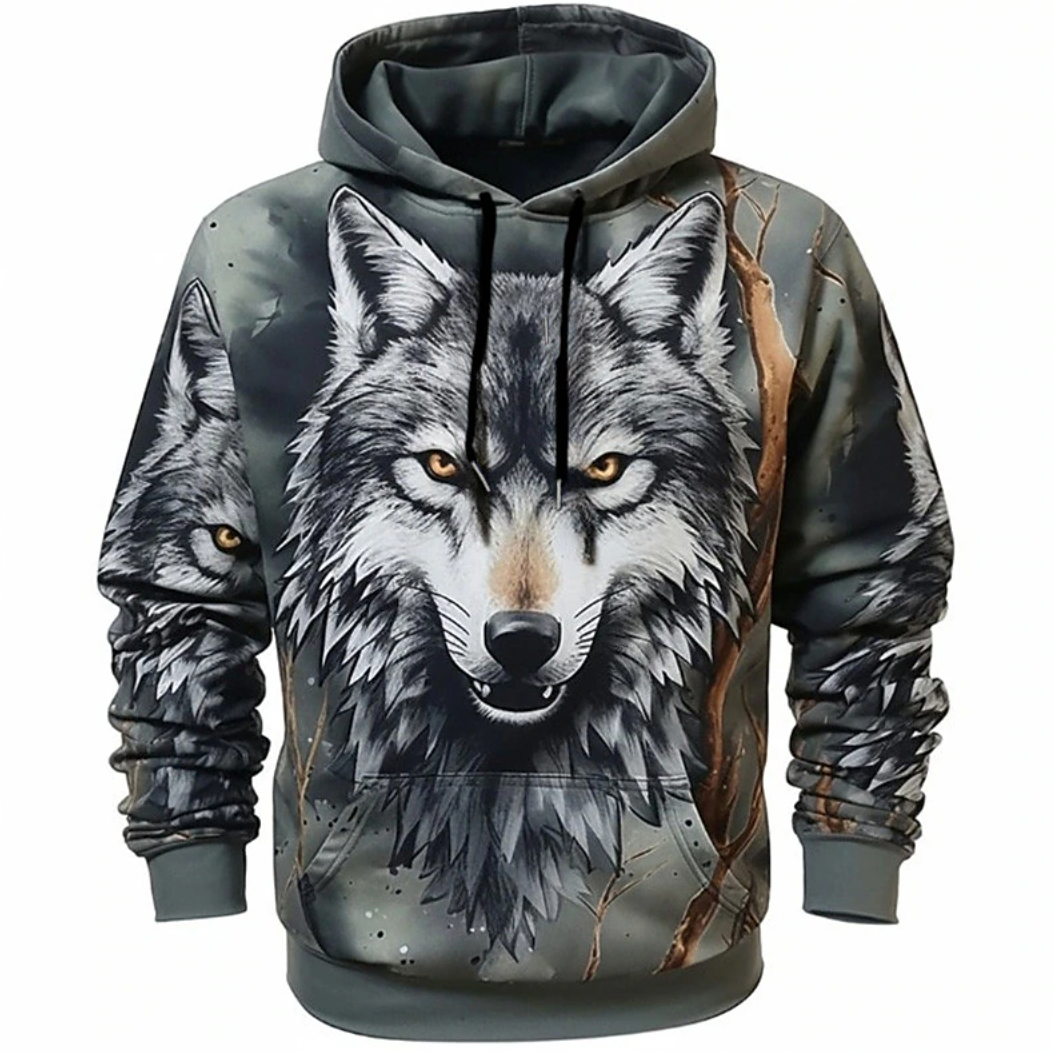 MOON WOLF - Unieke hoodie