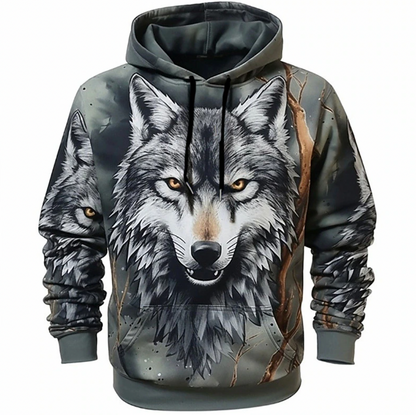 THE WOLF - Unieke hoodie (1 + 1 GRATIS)