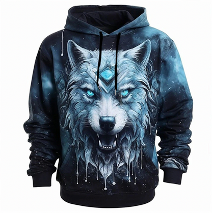 MOON WOLF - Unieke hoodie