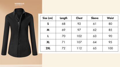 M.Z. - Signature Damesblouse met rits