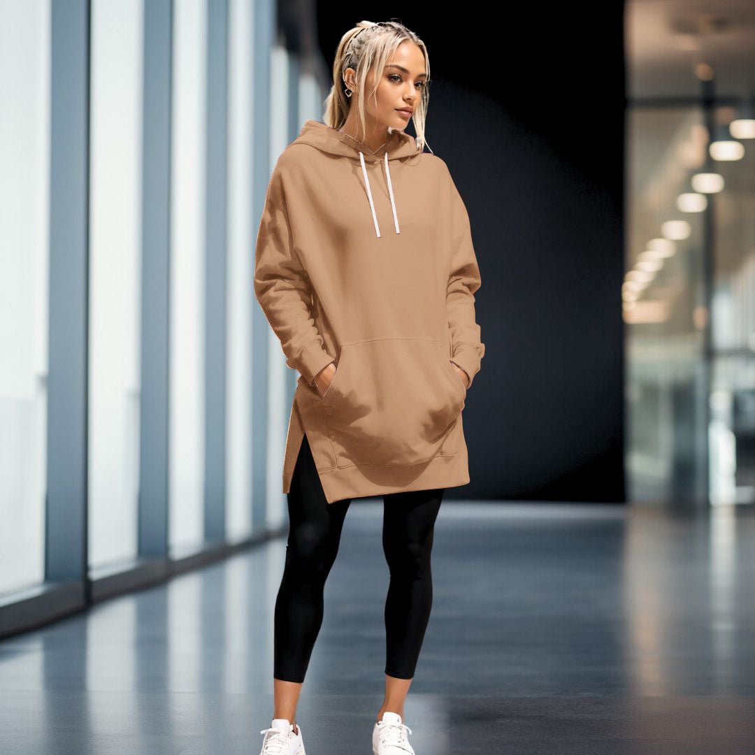 SOPHIA - Oversized jurk met capuchon