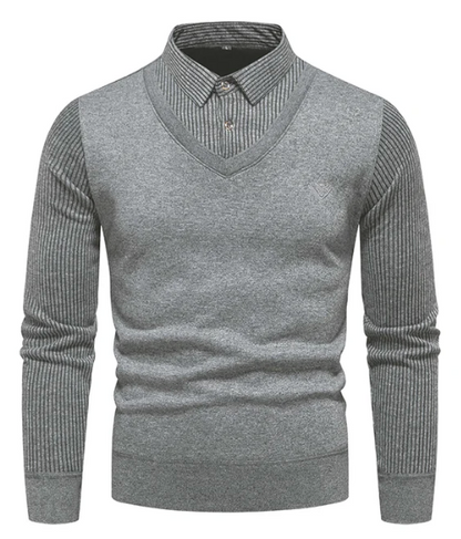 FIO - Tweedelige Trui Met Fleece En Polokraag