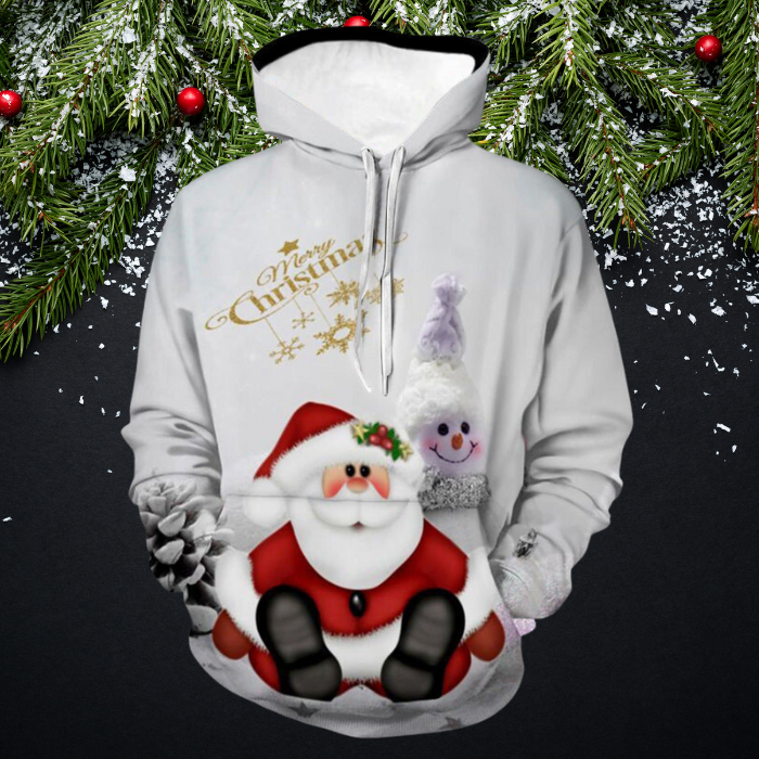 KERSTMIS HOODIE - Verbaas iedereen met deze bijzondere hoodie!