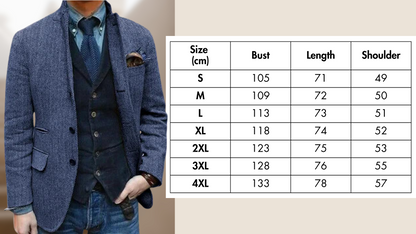 LUCA - Italiaanse wollen blazer voor heren