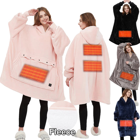 ZELFVERWARMENDE OVERSIZED HOODIE - Overleef de winter