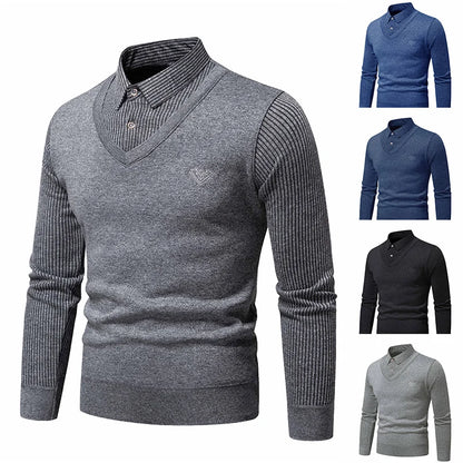 FIO - Tweedelige Trui Met Fleece En Polokraag